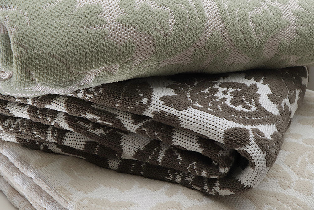 Damask Knit Blanket